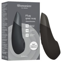 Womanizer Enhance - lufttrycksvibrator för klitoris - svart