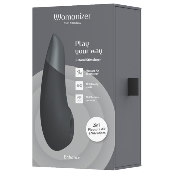 Womanizer Enhance - lufttrycksvibrator för klitoris - svart