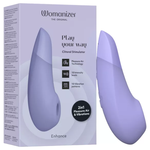 Womanizer Enhance - luftvågsvibrator för klitoris (lila)