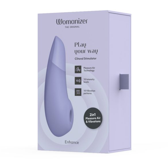 Womanizer Enhance - lufttrycksvibrator för klitoris - lila