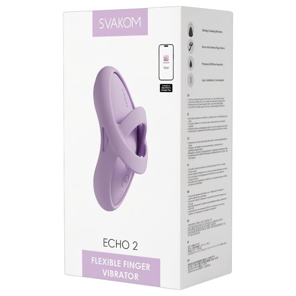 Svakom Echo 2 - smart finger vibrator (rosa)