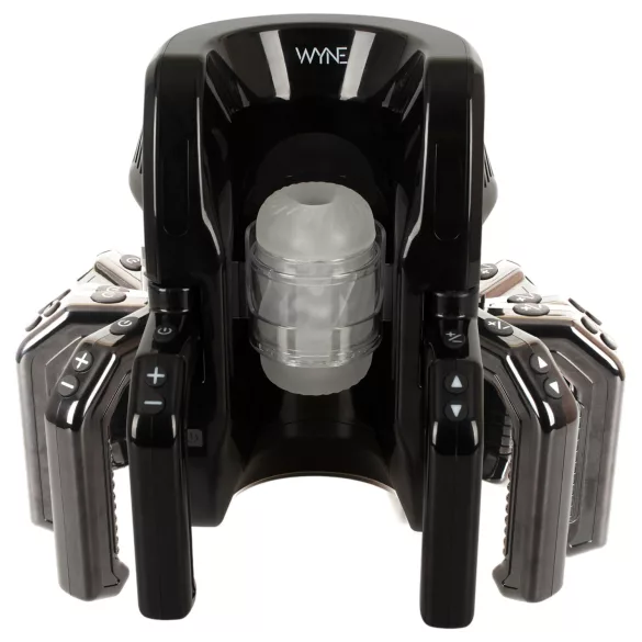 WYNE 10 - automatisk masturbator med handtag - svart