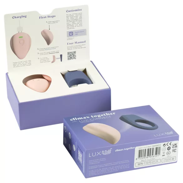 LUXUS Climax Together by Kiiroo - magnetiskt, appstyrt parvibratorset