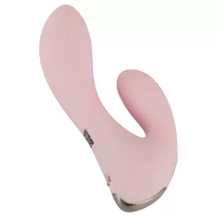   Beau Coeur Cerya - minivibrator med klitorisstimulator - ljusrosa