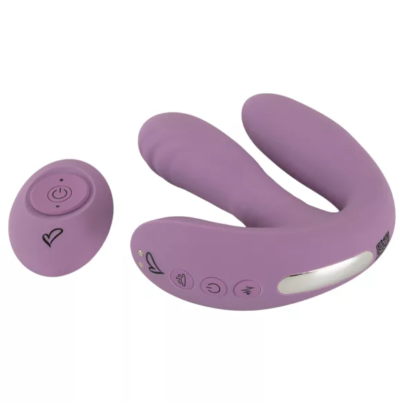 Beau Coeur Mireva - vibrator med tre armar - fjärrstyrd - lila