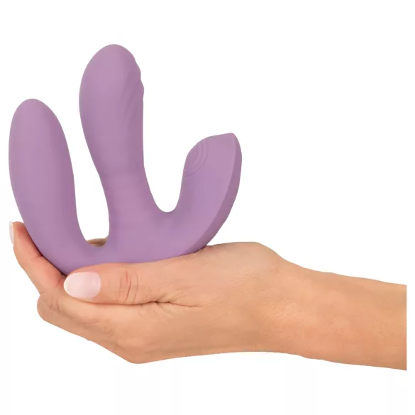 Beau Coeur Mireva - vibrator med tre armar - fjärrstyrd - lila