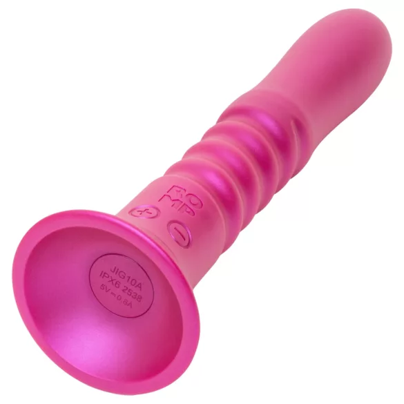 ROMP Jiggle - stötvibrator med sugkopp (rosa)