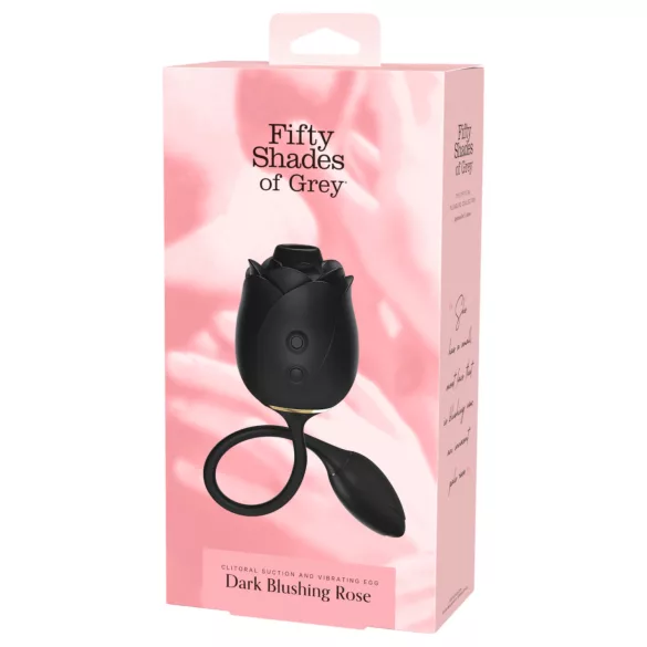 Femtio nyanser av grått Dark Blushing Rose - klitorissugare, vibratorägg