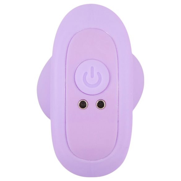 Cuties - analplugg med vibration - liten - silikon - lila