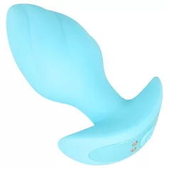 Cuties Mini - analplugg med vibration - blå