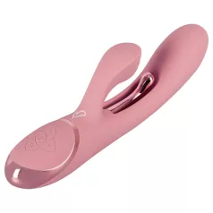   Beau Coeur Avenor - tungformad G‑punktsvibrator med klitorisstimulator (rosa)
