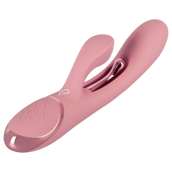 Beau Coeur Avenor - tungformad G‑punktsvibrator med klitorisstimulator (rosa)