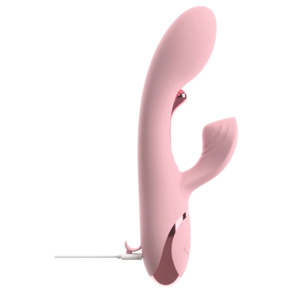 Beau Coeur Avenor - tungformad G‑punktsvibrator med klitorisstimulator (rosa)