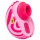 ROMP Spin - lufttrycksvibrator för klitoris (rosa)
