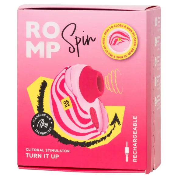 ROMP Spin - lufttrycksvibrator för klitoris (rosa)