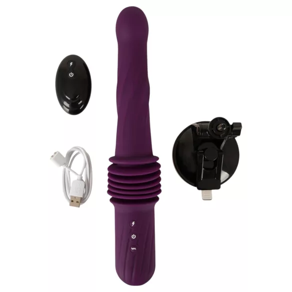 You2Toys - fjärrstyrd, värmande stötvibrator (lila)