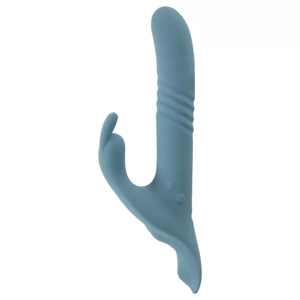 You2Toys - 3-delad påsättningsbar kanin‑stötdildo med fjärrkontroll (blå)
