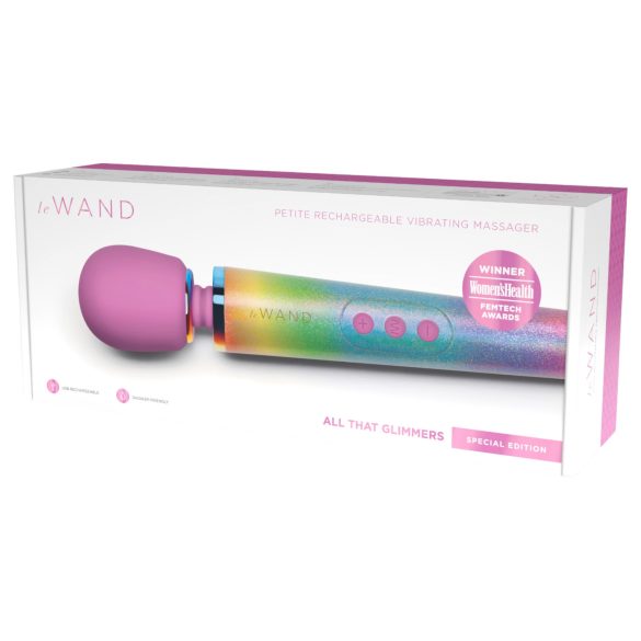le Wand - massagevibrator - regnbågsfärgad