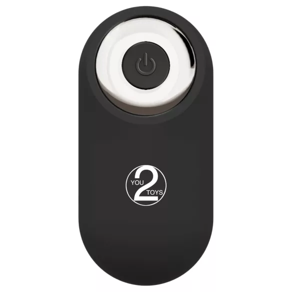 You2Toys - fjärrstyrd dubbel påsättningsbar vibrator (svart)