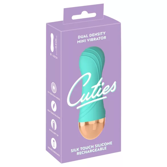 Cuties - uppladdningsbar, vattentät minivibrator (grön)