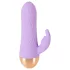 Cuties - uppladdningsbar, vattentät mini klitorisvibrator med arm (lila)