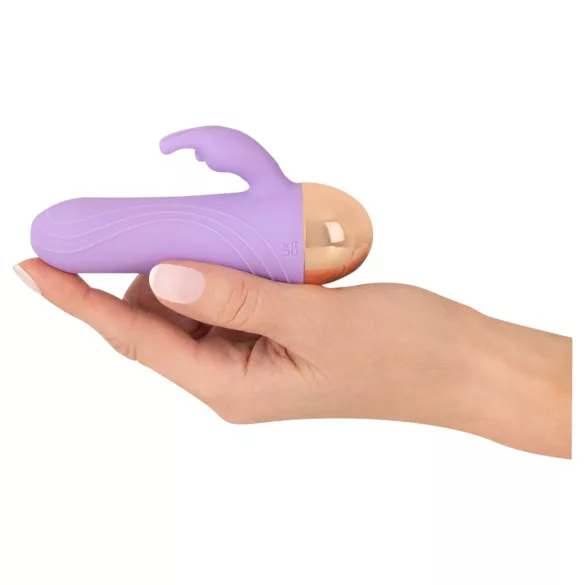 Cuties - uppladdningsbar, vattentät mini klitorisvibrator med arm (lila)