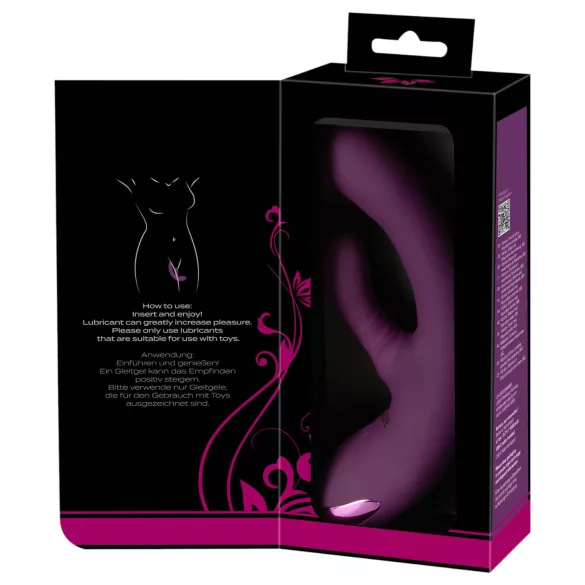 Javida - kaninformad G-punkts- och klitorisstimulator (lila)