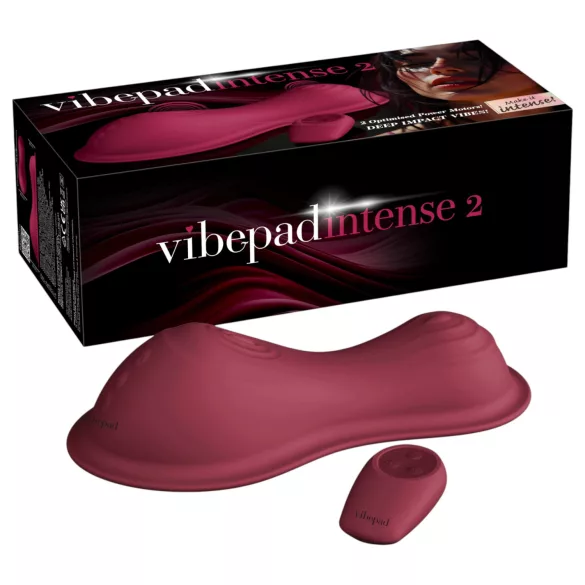 Vibepad Intense 2 - fjärrstyrd vibrator-kudde (röd)