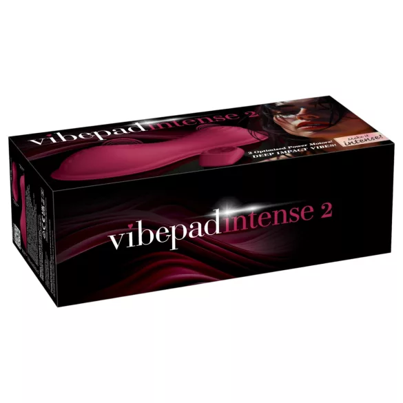 Vibepad Intense 2 - fjärrstyrd vibrator-kudde (röd)