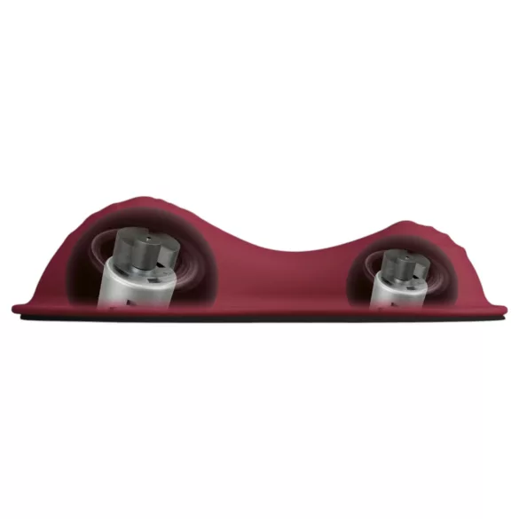Vibepad Intense 2 - fjärrstyrd vibrator-kudde (röd)