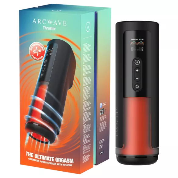 Arcwave Thruster - stötande och roterande automatisk masturbator (svart)