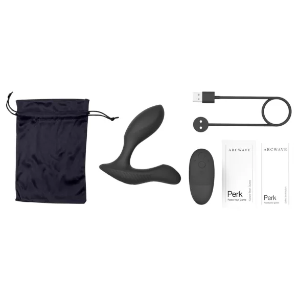 Arcwave Perk - prostatavibrator med fjärrkontroll (svart)