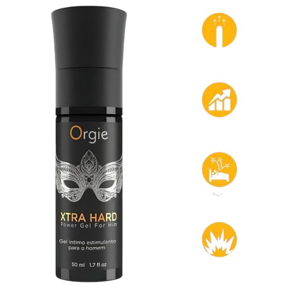 Orgie Xtra Hard - erektionsgel - stimulerande - 50ml