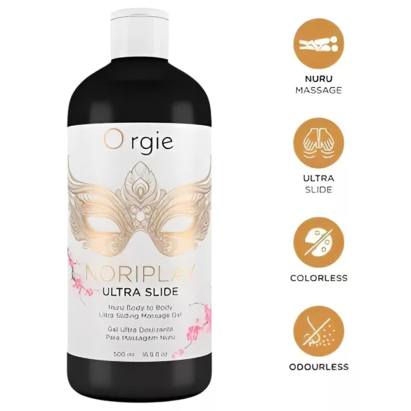 Orgie Noriplay - nuru massagegel - silkeslen - 500ml