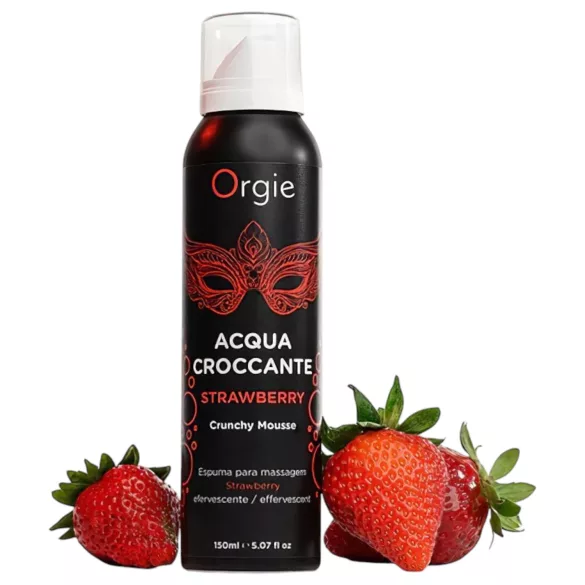 Orgie - massage mousse - jordgubb - 150ml