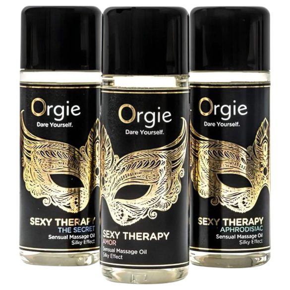 Orgie Sexy Therapy - Sensuell Massageolja Set (3x30ml)