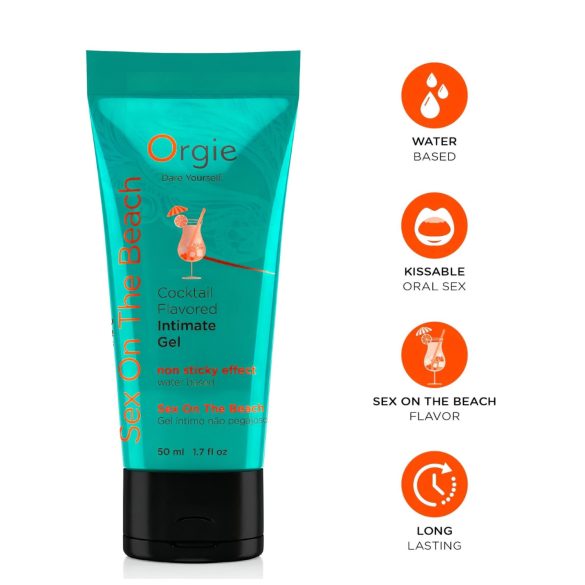 Orgie Cocktail - ätbar glidmedel - Sex On The Beach smak - 50ml