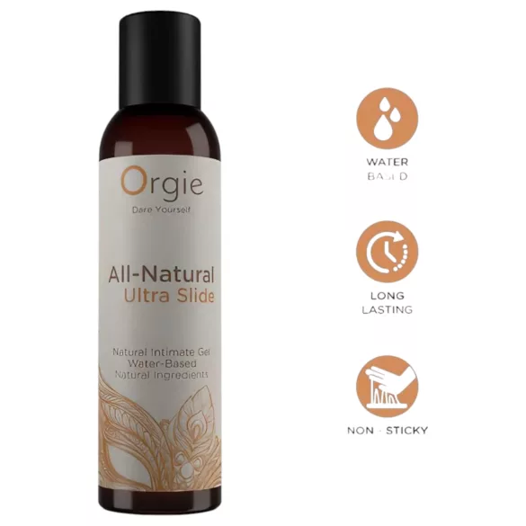 Orgie All Natural - glidmedel gel - långvarig effekt - 150ml