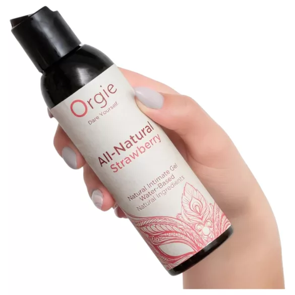 Orgie All Natural - vattenbaserat glidmedel - jordgubb - 150ml