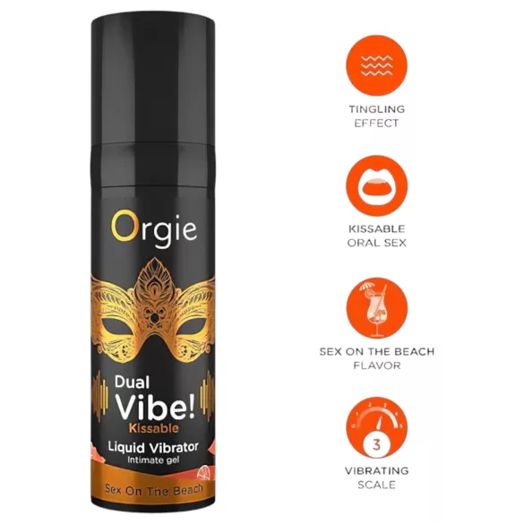 Orgie - flytande vibrator för unisex - Sex on the Beach - 15ml