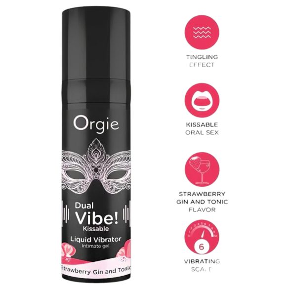 Orgie - flytande vibrator för unisex - jordgubb gin tonic - 15ml