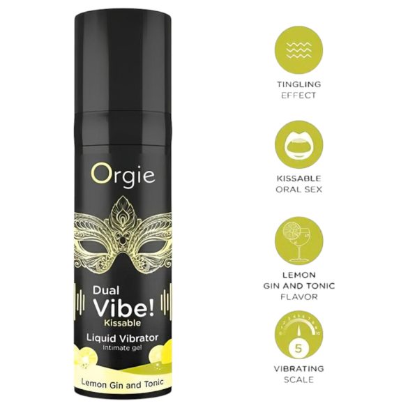 Orgie - flytande vibrator för unisex - gin tonic - 15ml