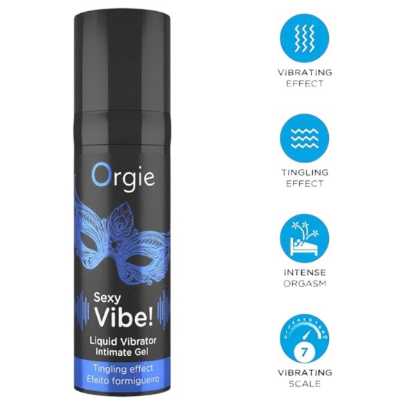 Orgie Bunny - vibratorisk penisring set - svart