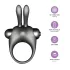 Orgie - penisring med vibrator - kaninöron - svart - set
