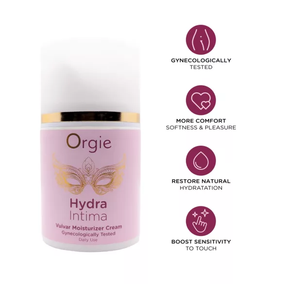 Orgie Hydra Intima - Fuktgivande vulvakräm för daglig användning (50 ml)
