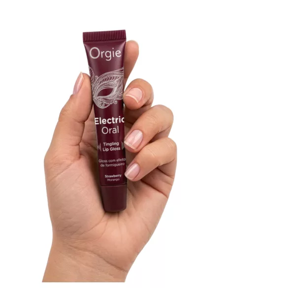 Orgie Electric Oral - pirrande läppglans - jordgubb (10 ml)