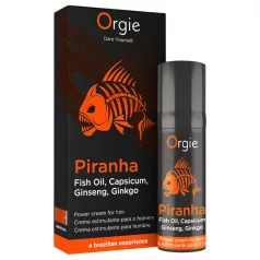   Orgie Piranha Power Cream - Stimulerande potenskapande kräm för män (15 ml)