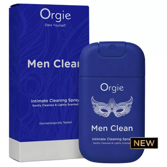Orgie Men Clean - intimrengörande och uppfriskande spray för män (30 ml)