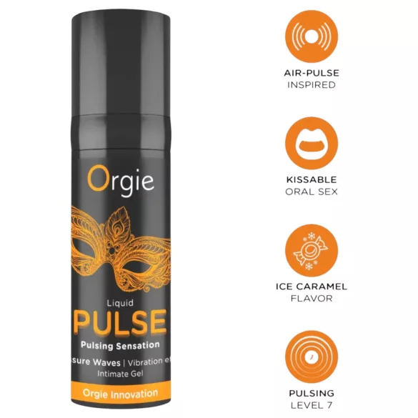 Orgie Pulse - flytande vibrator (15 ml)