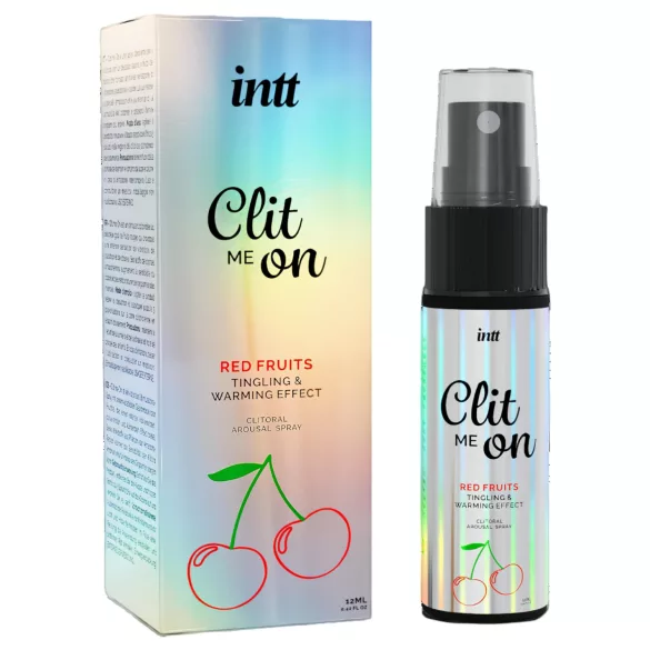 intt Clit Me On - flytande vibrator klitorisspray - röda frukter (12 ml)